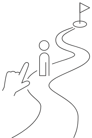 相⼿に委ねない